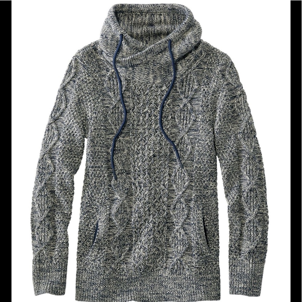LLBean Signature Cotton Funnelneck Sweater
